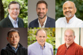 A collage of six portraits