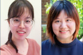 Diptych image with headshots of Michelle Bak and Jessie Chin