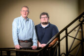 U. of I. political scientist Jeffery J. Mondak, left, and graduate student Matthew Mettler