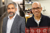 A side-by-side image of two fellowship recipients