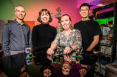 Photo of the team members at the University of Illinois Urbana-Champaign