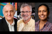 photos of Tamer Basar, David Cahill and Vidya Madhavan