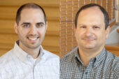 Photo of Gies College of Business professors David Molitor, left, and Nolan Miller.