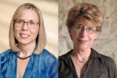Portraits of professors Nancy Sottos, left, and Maria Todorova.