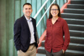 Photo of researchers Colleen Lewis and Paul Bruno