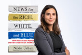 Photo illustration of Dr. Nikki Usher and her new book.