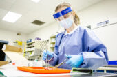 Lupas processes a tissue sample for analysis.