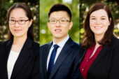 Photo collage of labor and employment relations professors YoungAh Park and Yihao Liu, and graduate student Lucille Headrick.