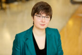 Photo of Eliza Forsythe, a professor of labor and employment relations and of economics at Illinois.