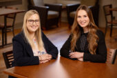 Photo of research fellow Sylvia L. Crowder and U. of I. professor of food science and human nutrition Anna E. Arthur