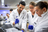 Indigenous participants in the SING workshop extract and sequence mitochondrial DNA as part of a week-long workshop in genomics.