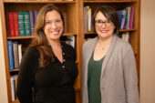 Photo of University of social work professors Tara Powell and Kate Wegmann