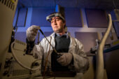 Illinois Sustainable Technology Center researcher John Scott is part of a team of researchers who are among the first to explore microplastic contamination in groundwater systems.