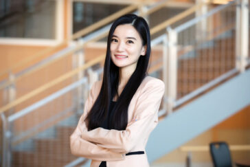 Photo of Yuqian Xu, a professor of business administration at the Gies College of Business at Illinois.