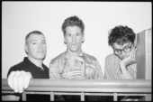 Daniel Levin, left, Brandon Seabrook and Henry Fraser