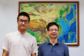Illinois geology professor Xiaodong Song, right, and graduate student Jiangtao Li are authors of a new study that suggests rips in the upper mantle layer of the Indian tectonic plate are responsible for the locations of earthquakes and the surface deformation seen in southern Tibet.