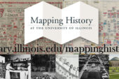 Various images showing the history of mapping at Illinois.