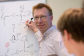 Chemistry professor Wilfred van der Donk and his colleagues developed a new method for generating large libraries of unique cyclic compounds.