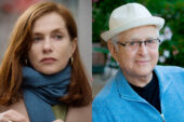 Actress Isabelle Huppert and television producer Norman Lear.