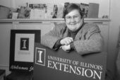 Kathy Reiser is a field services coordinator with the UI Extension. From her office in Mumford Hall she keeps in touch with the academic professionals, staff members and volunteers who work in extension offices around the state.