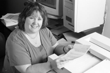 Angella Anderson is a staff secretary in the office of text conversion with the Division of Rehabilitation-Education Services.