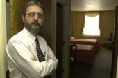 Bill Cearlock is assistant manager forthe Illini Union guest rooms. He books and assigns the 75 available rooms and ensures the guests are comfortable. He says many people don't know that there is even a hotel there.