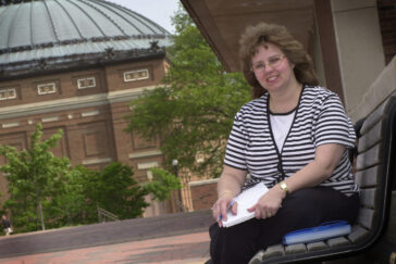 HiDee Ekstrom holds an associate’s degree in liberal arts and sciences from Parkland College. Ekstrom has worked at the UI for 14 years, most of that time in her current job as secretary IV in the animal science lab.