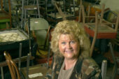 Shirley Panepinto is an inventory specialist in the Redistribution Warehouse operated by the UI's Accounting Division.