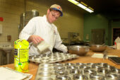Eric Larson is a pastry chef in the Housing Division.
