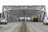 A key factor in the crash was the curved opening of the bridge. The posted height was the maximum in the center, not the lower curved section above the outer lanes, which the truck hit, which means the databases that shipping companies rely on to plan routes may be inaccurate.