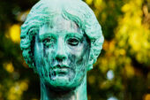 The green patina of Alma Mater will be gone when she returns to the U. of I. campus on April 9.