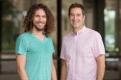 University of Illinois scholars, from left, Jordan Davis, a doctoral student in social work, and psychology professor Brent Roberts are studying the use of Mindfulness Based Relapse Prevention at helping young adults stay sober after substance use treatment. The project, funded by a grant from the National Institute on Substance Abuse, is believed to be the first research to explore the protocol's efficacy with marginalized young adults.