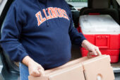 Stanley Apperson, who retired from Housing on July 31 as a program director, was known for his knowledge of residence hall history at Illinois. He now delivers for Meals on Wheels.