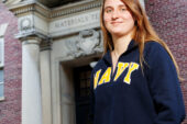 Kristin Schoemaker, a junior in nuclear engineering, plans to be among the first women allowed to serve on a nuclear submarine when she graduates from the UI in 2013.