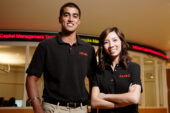 Sophomore Ryan Singh, a finance and management major, was an early recruit to year-old Sudents Consulting for Nonprofit Organizations. Annie Wong, a sophomore in accounting, said her work with SCNO helped her get a global wealth management internship at Merrill Lynch in Peoria this past summer.