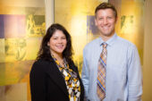 Photo of social work professors Liliane Windsor and Douglas C. Smith