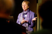 Research revisited Allison Snow, the founding director of Ohio State University's Undergraduate Research Office, told attendees of the annual U. of I. Faculty Retreat on Teaching and Learning that the concept of research can be defined as simply "inquiry-based learning" - that which is conducted outside normal class work and directed toward solving a practical problem.  Click photo to enlarge