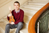 Music education major Christopher Whiteford: "I think the big thing I'm going to take away from the ukulele class isn't that it's fun to play the ukulele; it's that it's fun to play music."