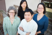 The American University Meets the Pacific Century Project, a social science research laboratory guided by U. of I. professors, from left, Nancy Abelmann, Soo Ah Kwon, Tim F. Liao and Adrienne Lo.