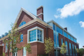 Dedication The university dedicated the Khan Annex at an event Sept. 22. The 24,000-square-foot addition on the north side of Huff Hall houses programs of the College of Applied Health Sciences, including the Center on Health, Aging and Disability and the Master of Public Health program. The building addition completes the architectural design envisioned nearly 90 years ago when Huff Hall was still on the drawing board. The original design called for two wings, connected by a central structure to form a Block I in the heart of campus.  Click photo to enlarge