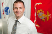 Nick Osborne, a Coast Guard veteran, became the first coordinator of Veteran Student Support Services within the Office of the Dean of Students last January.