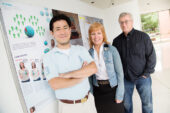 Designing for usability Professor Nan Goggin,center, the director of the School of Art and Design, says industrial design is the school's largest major. Professor Cliff Shin, left, designed an award-winning washer and dryer for LG; professor David Weightman, right, has worked for Massey Ferguson and Yamaha, and helped students design U. of I.'s Solar Decathlon house in 2009 and 2011.  Click photo to enlarge