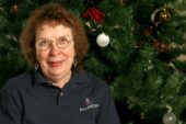 Ruth Ann Grant is a housekeeper at Robert Allerton Park and Conference Center, Monticello.