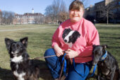 Lisa Ochoa is a program administrative assistant with the Intensive English Institute. She has served as a foster parent to approximately 300 dogs.