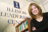 Sara Thompson is the leadership development coordinator for the Illinois Leadership Center, where she has worked since 2002.