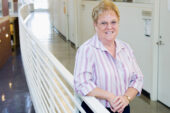 Glenda Fisher is a secretary to the head of urbana and regional planning.