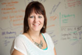 Ranae Buck, a training coordinator for the Center for Training and Professional Development, has been a part of the office for more than two decades. She started working at the U. of I. in 1988, well before most office functions moved to computer-based systems.  Click photo to enlarge