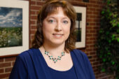 After being a stay-at-home mom for 14 years, Jennifer Barnhart, an office support specialist for Staff Human Resources, wasn't sure if she was ready to get back in the workforce. After two years at the U. of I., she's glad she did.  Click photo to enlarge