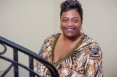 Donyetta Turner, a staff clerk for the department of agricultural and consumer economics, spends much of her workday communicating with customers who have ordered a popular U. of I. tax workbook. Ensuring everything is delivered in the wintertime can be fraught with headaches. She said having a good team alongside her makes the job easier. "We're a small team but a good team," she said.  Click photo to enlarge