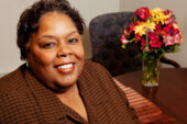 Debbra Sweat, office administrator for the Office of Equal Opportunity and Access, has worked at the UI for more than 30 years.